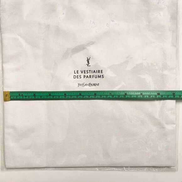 YSL Yves Saint Laurent Le Vestiaire Des Parfum Pouch Dust Bag New White Luxury - Picture 5 of 6